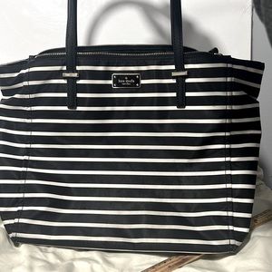 Kate Spade Wilson Road Talya French Stripe Tote Bag Nylon
